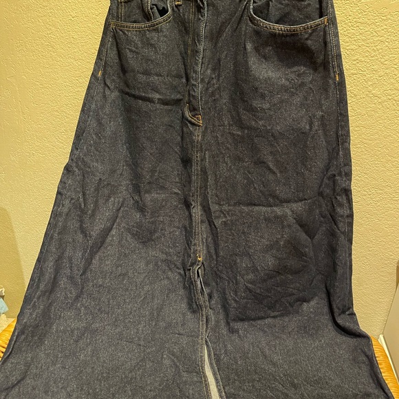 COS Indigo Denim maxi skirt - Picture 3 of 4